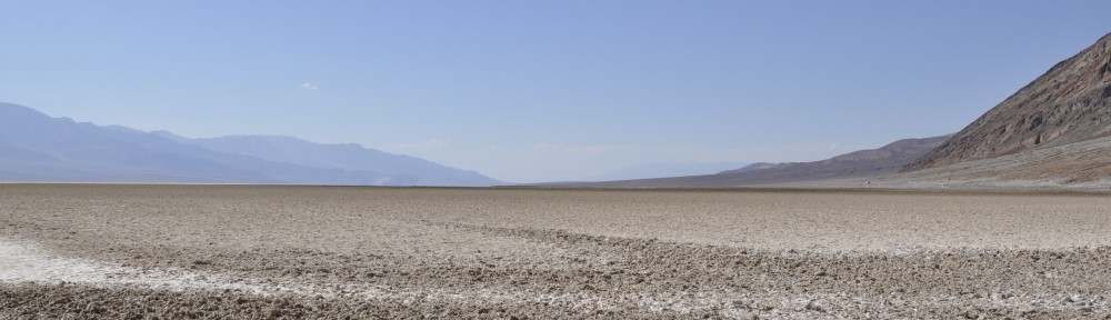 Badwater - det laveste sted på den vestlige halvkugle og nok det varmeste sted på jorden