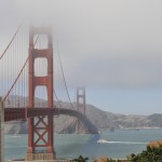 Den berømte Golden Gate fremstår ret imponerende